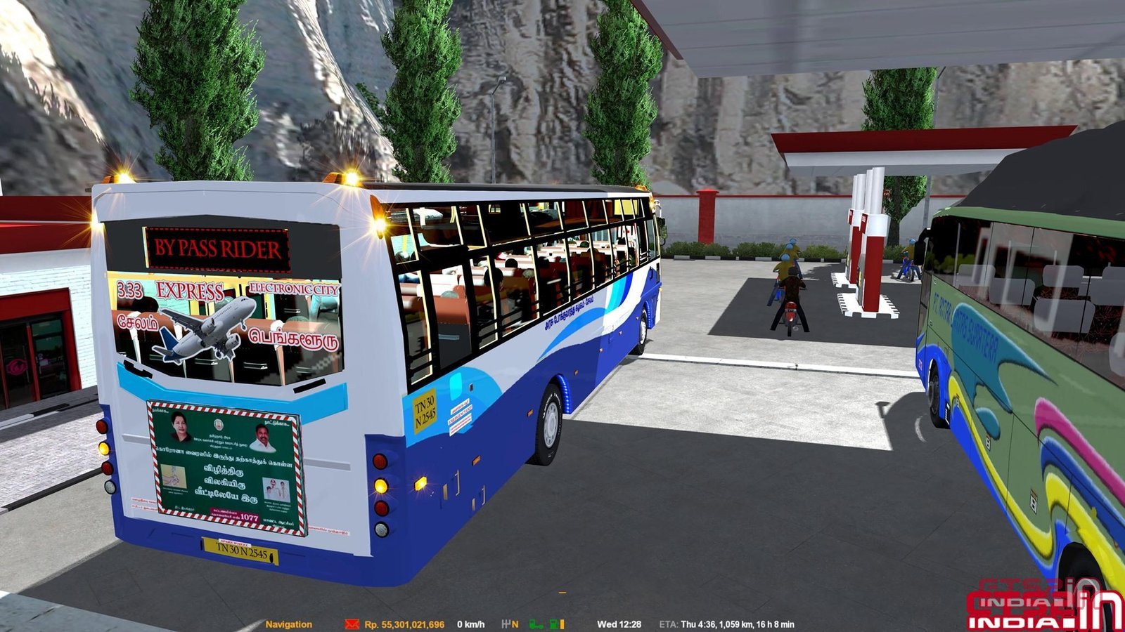 TNSTC Blue Bus Mod For 1.31 to 1.39