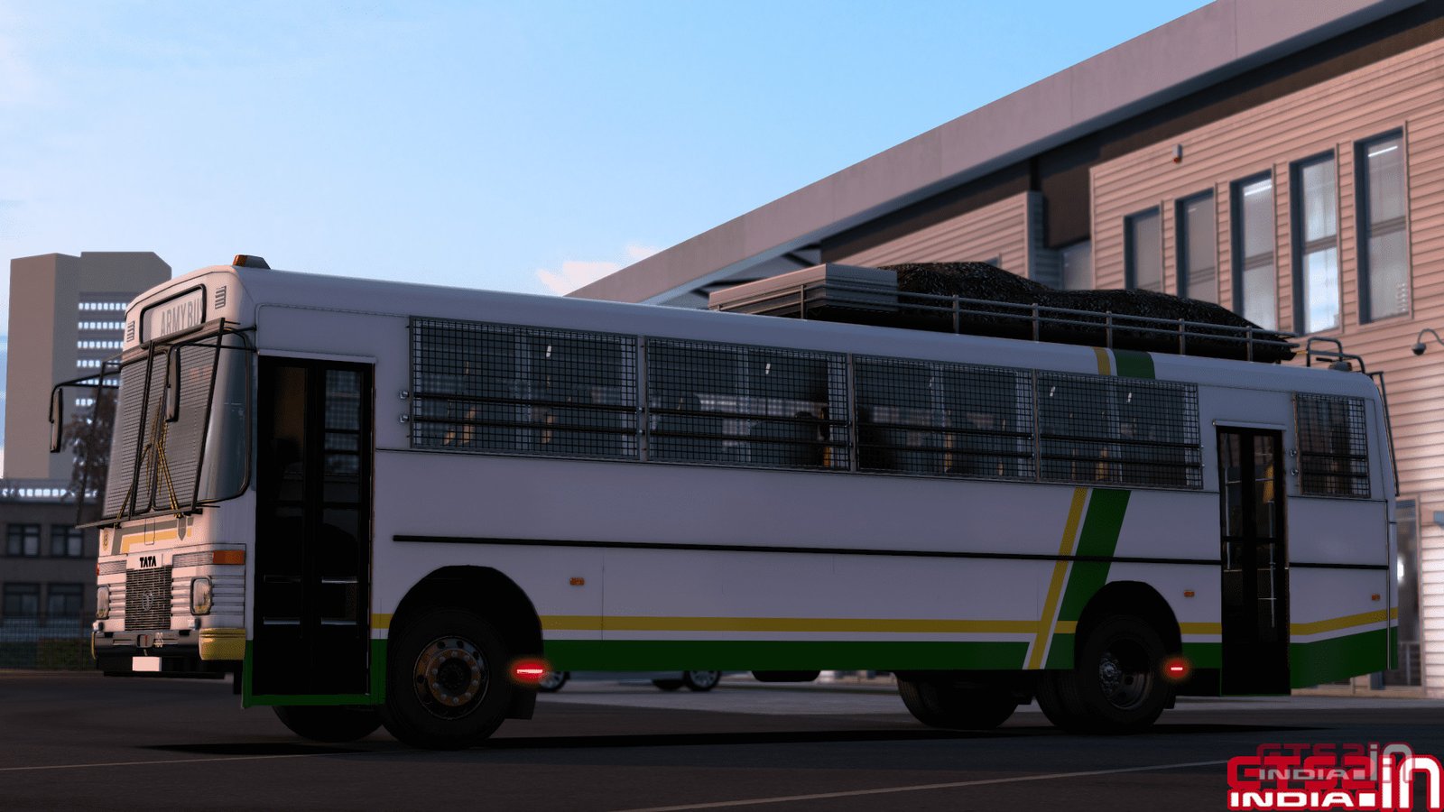 Indian Army TATA BUS Mod for ETS 2 1.40-1.46